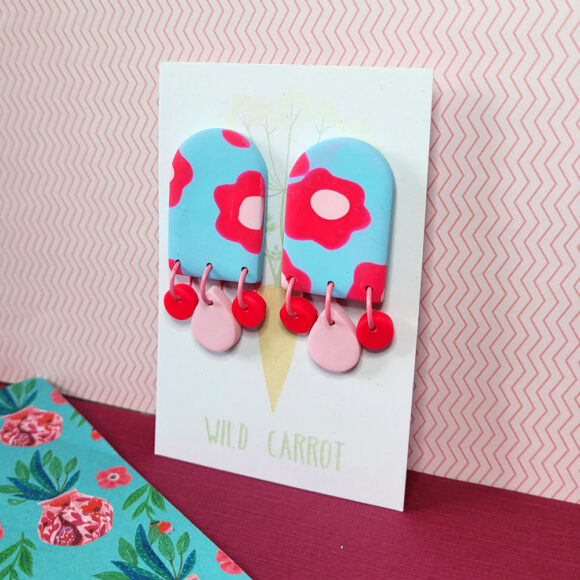 Funky Florals Large Arch Dangle - Image 4
