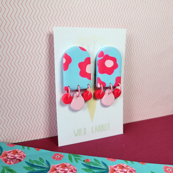 Funky Florals Large Arch Dangle - Image 3