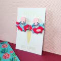 Funky Florals Spiky Fringe Dangle - Image 3