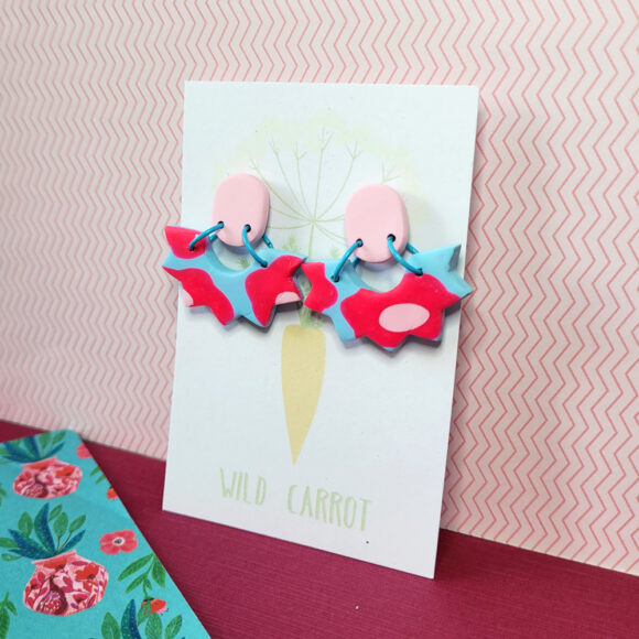 Funky Florals Spiky Fringe Dangle - Image 3
