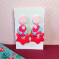 Funky Florals Organic Mega Dangle