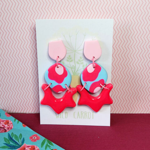 Funky Florals Organic Mega Dangle