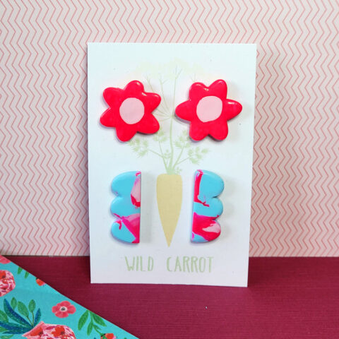 Funky Florals Duo Stud Pack