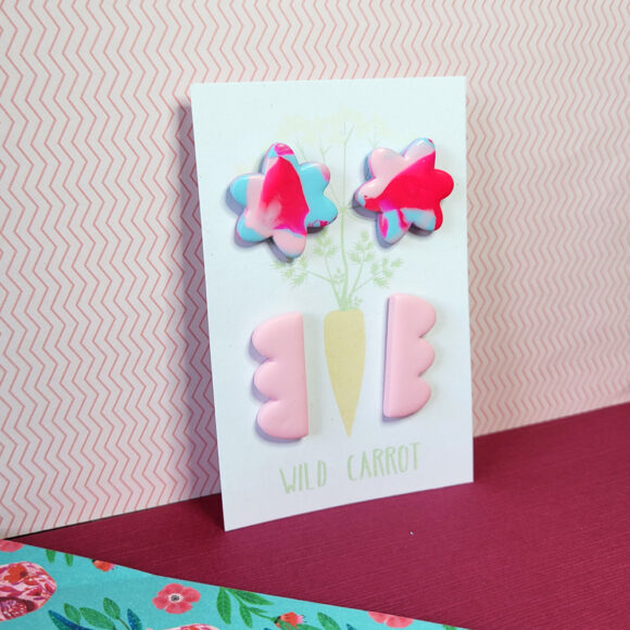 Funky Florals Duo Stud Pack - Image 2