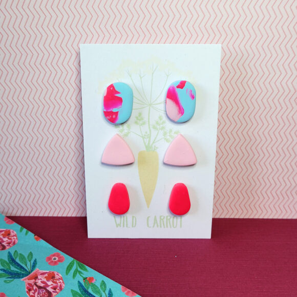 Funky Florals Triple Stud Pack
