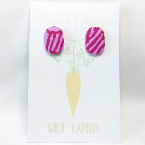 Raspberry Mauve Large Stud