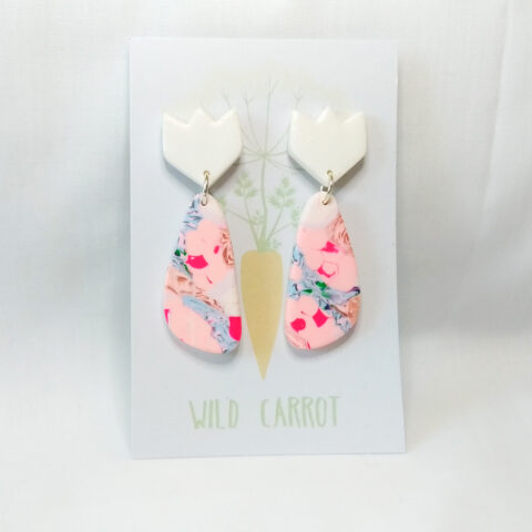 Bubblegum Arrowhead Dangle