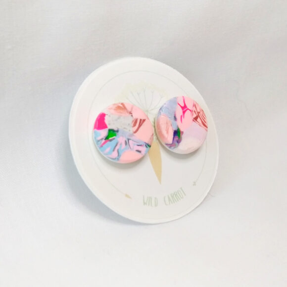 Bubblegum Circle Stud - Image 3