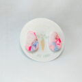 Bubblegum Teardrop Stud