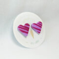 Raspberry Mauve Small Stud - Image 3
