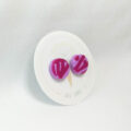 Raspberry Mauve Small Stud