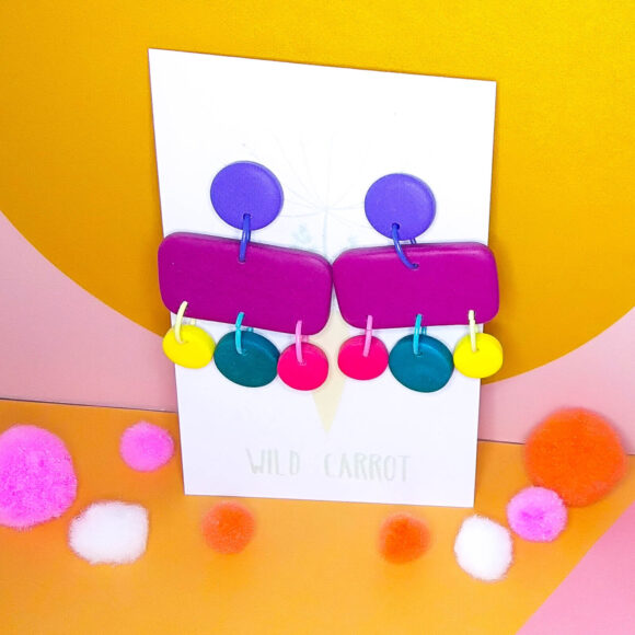 Party Horizontal Rectangle Dangle - Image 6