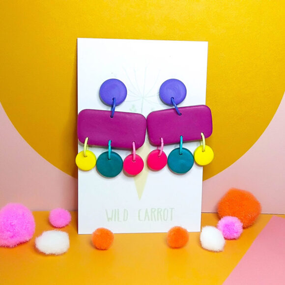Party Horizontal Rectangle Dangle - Image 4