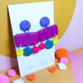 Party Horizontal Rectangle Dangle - Image 3
