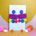 Party Horizontal Rectangle Dangle