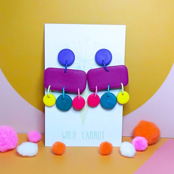 Party Horizontal Rectangle Dangle