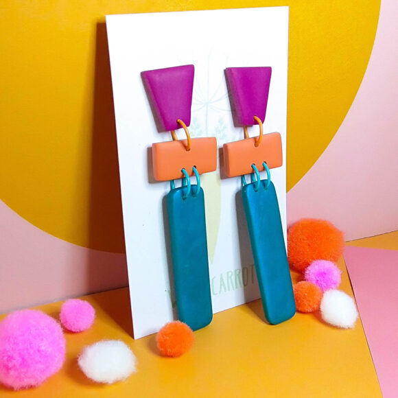 Party Vertical Rectangle Dangle - Image 4