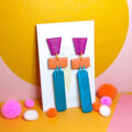 Party Vertical Rectangle Dangle