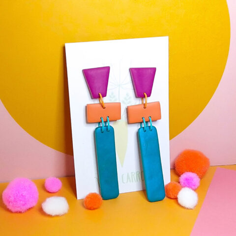 Party Vertical Rectangle Dangle