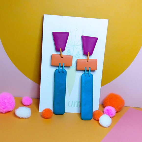 Party Vertical Rectangle Dangle - Image 2