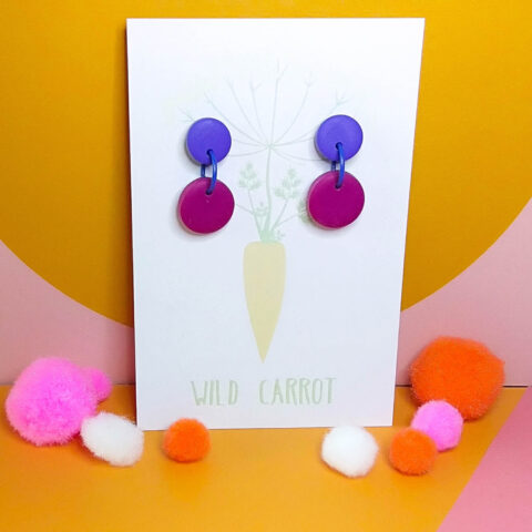 Party Circle Mini Dangles