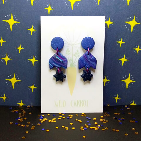 Galaxy Arrowhead 6-Star Dangle