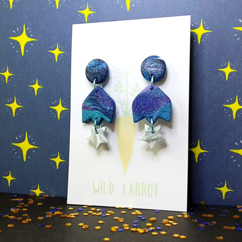 Galaxy Arrowhead 5-Star Dangle