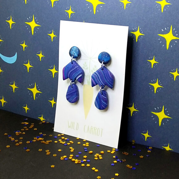 Galaxy Arrowhead Teardrop Dangle - Image 2