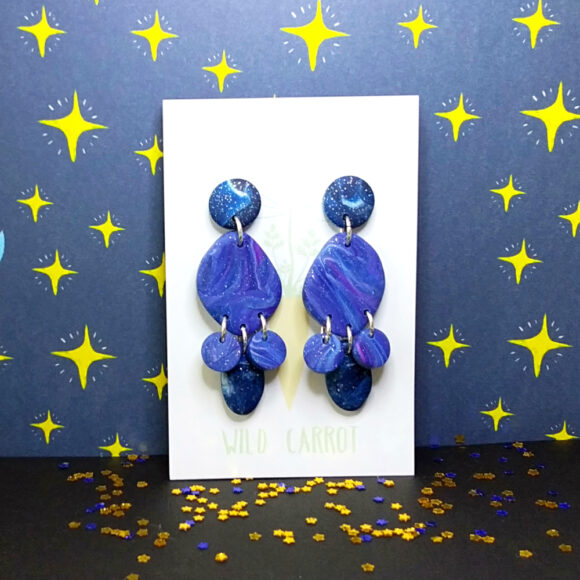 Galaxy Pebble Dangle - Image 2