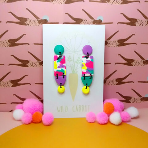 Happy Colours Rectangle Multi Dangle