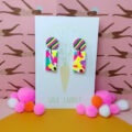 Happy Colours Rectangle Mini Dangle