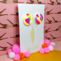 Happy Colours Circle Large Stud - Image 3