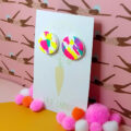 Happy Colours Circle Large Stud - Image 2