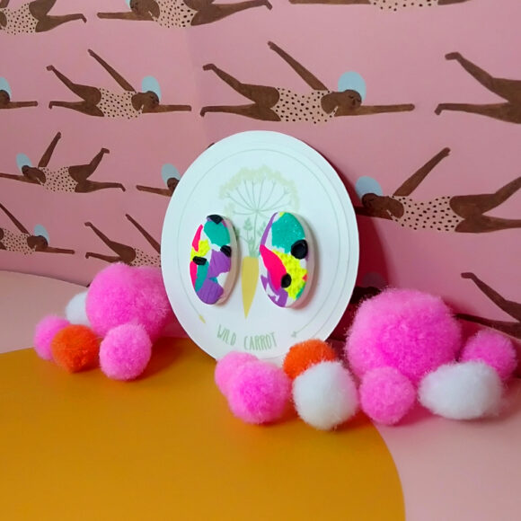 Happy Colours Oval Stud - Image 2