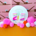 Happy Colours Rectangle Stud