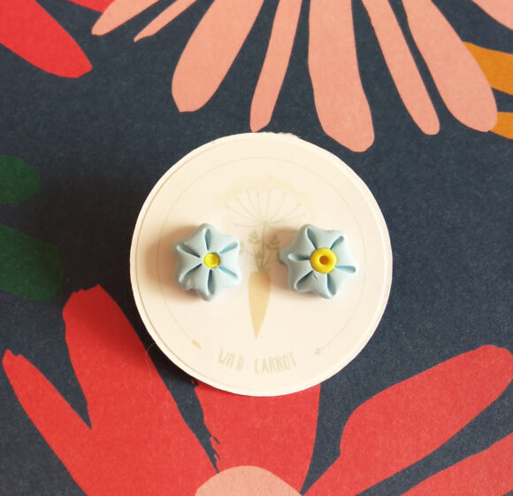Midnight Garden Flower Stud - Image 2