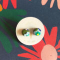 Midnight Garden Circle Small Stud