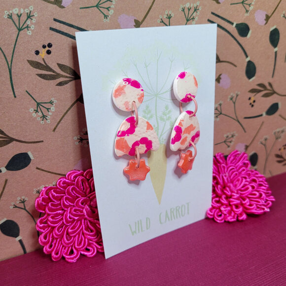 Flower Power Wavy Arch Dangle - Image 2