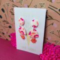 Flower Power Wavy Arch Dangle - Image 3