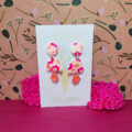 Flower Power Wavy Arch Dangle