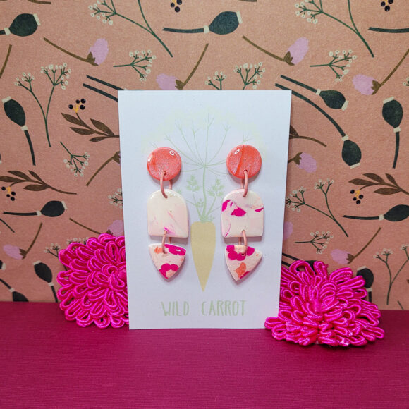 Flower Power Triangle Dangle