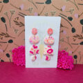 Flower Power Large Wavy Arch Dangle