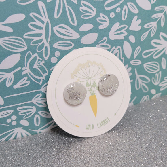 Silver Circle Stud - Image 3
