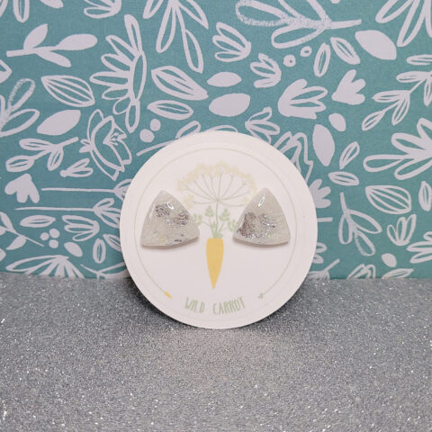 Silver Triangle Stud