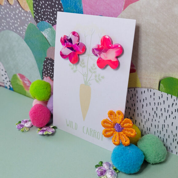 Thriving Large Flower Stud - Image 2